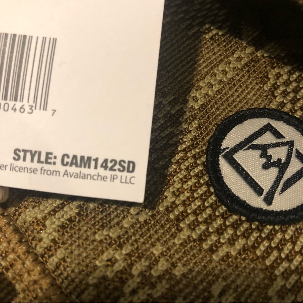 Avalanche Brown And Tan Button Up Long Sleeve Shirt Size Small Aztec CAM142SD - Picture 7 of 9